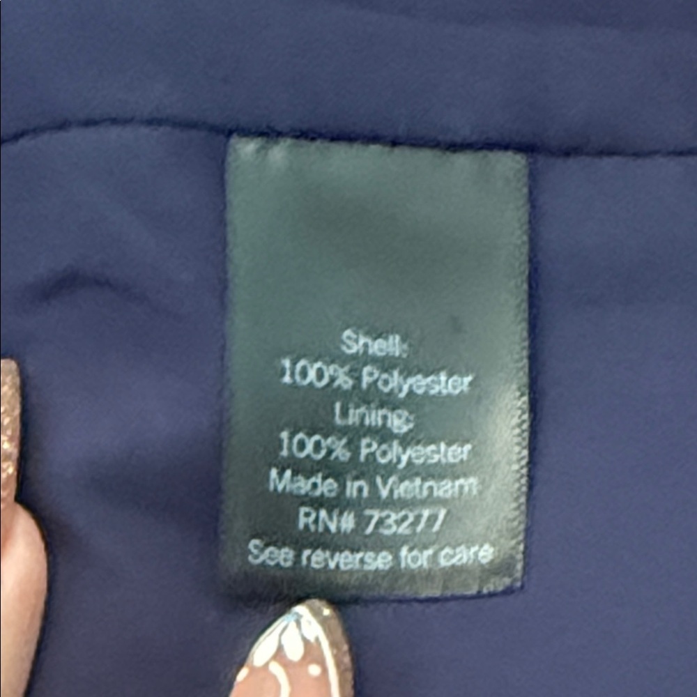 Navy Patterned Jacket - Picture 10 of 10